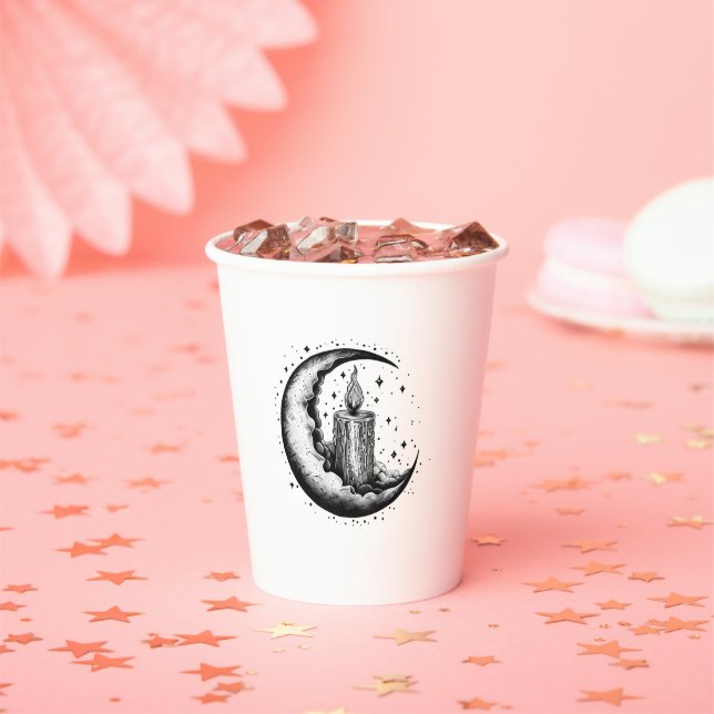 Vasos De Papel Candle Lit Moon (in situ)