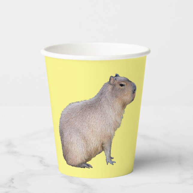 Vasos De Papel Capibara (Anverso)