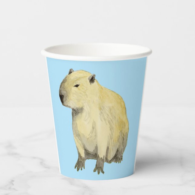 Vasos De Papel Capibara (Anverso)
