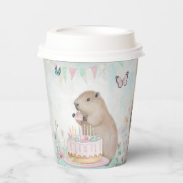 Vasos De Papel Capibara Cakefest Niños Fiesta Decoración Cuadros