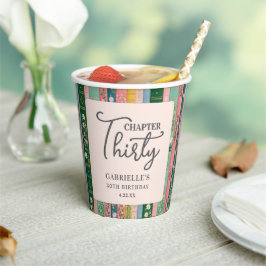 Vasos De Papel Capítulo Treinta Libro de Historias Florales Cumpl