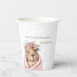 Vasos De Papel Capybara Baby Shower • Wildflower Paper Plate