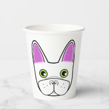 Cara de Bulldog blanco francés