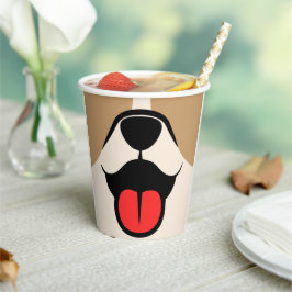 Vasos De Papel Cara de perro