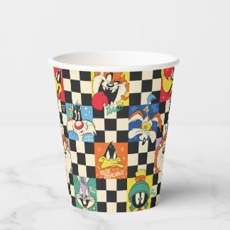 Vasos De Papel Caracteres LOONEY TUNES™ en negro y blanco
