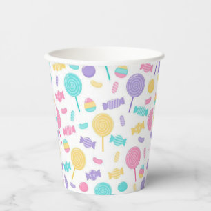 Vasos De Papel Caramelos coloridos