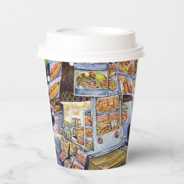 Vasos De Papel Carga de trabajo artística extraordinaria (Anverso)
