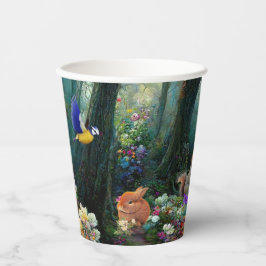 Vasos De Papel Cariño Bunny and Boo Bear