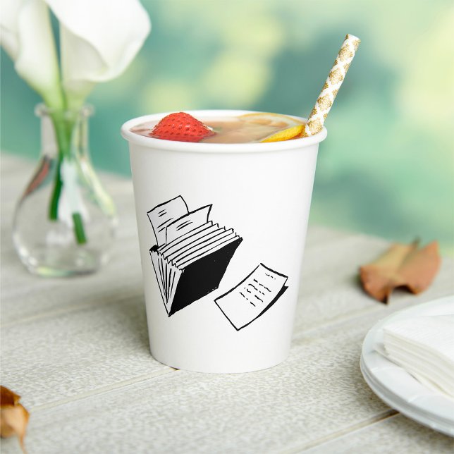 Vasos De Papel Carpeta de acordeón (Subido por el creador)