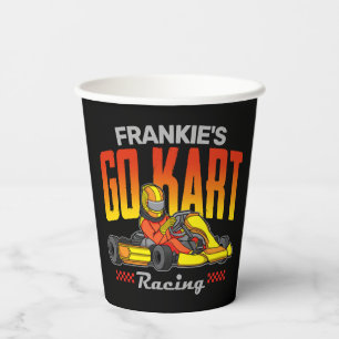 Vasos De Papel Carrera de autodeportes de la Carreras Go Kart per