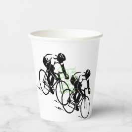 Vasos De Papel Carrera de Ciclismo 