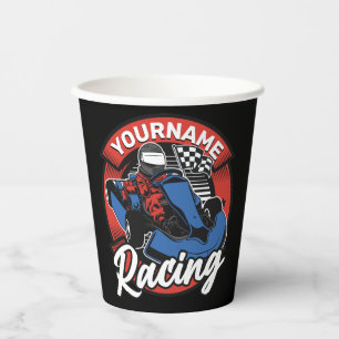 Vasos De Papel Carrera de Karting de Go Kart Extreme Carreras per
