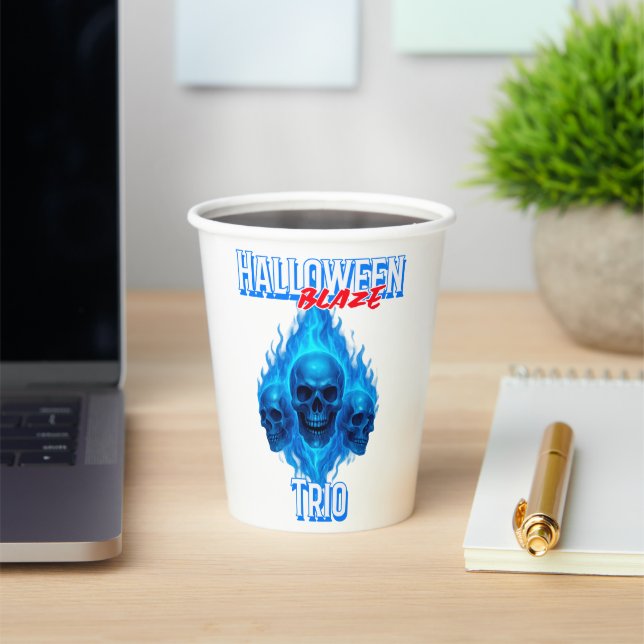 Vasos De Papel Cartas de juego - Trío de Balas de Halloween (in situ)