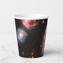 Vasos De Papel CartWheel Galaxy JWST James Webb Space Telescope