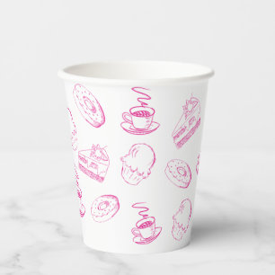 Vasos De Papel Casa de Steffryz Simple Bakery
