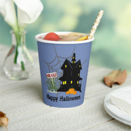 Vasos De Papel Casa Embrujada Para la Venta Taza de Papel
