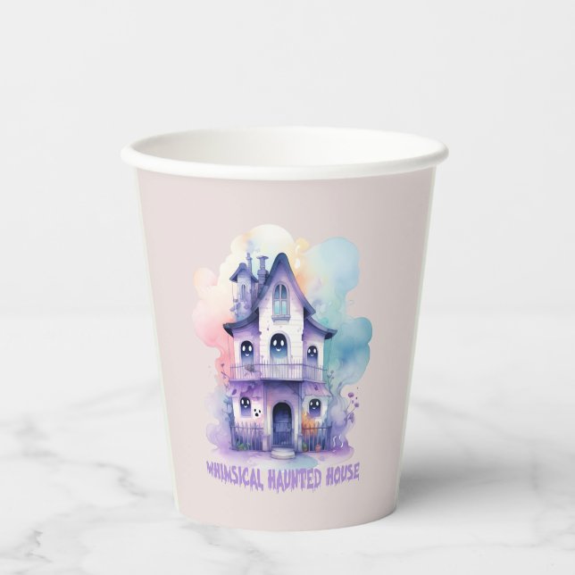 Vasos De Papel Casa singular y singulosa (Anverso)
