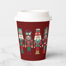 Vasos De Papel Cascanueces decoración navideña