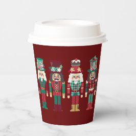 Vasos De Papel Cascanueces decoración navideña
