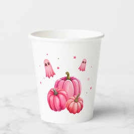 Vasos De Papel Casi se debe pequeño boo a Baby Shower de Hallowee