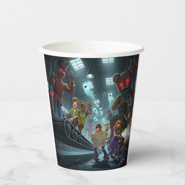 Vasos De Papel Catástrofe del Cinturón de Transporte (Anverso)