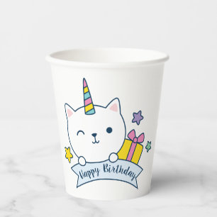 Vasos De Papel Caticorn Cubos de papel Generalidades