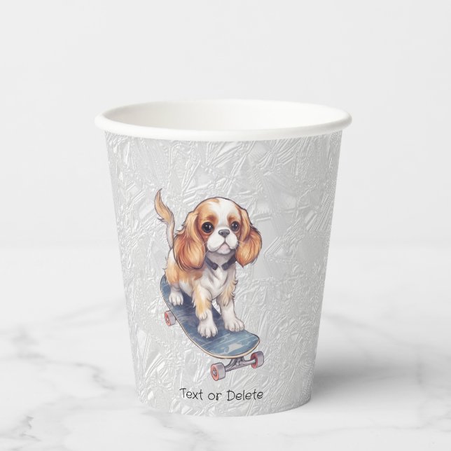 Vasos De Papel Cavalier King Charles Spaniel Cups de papel (Anverso)