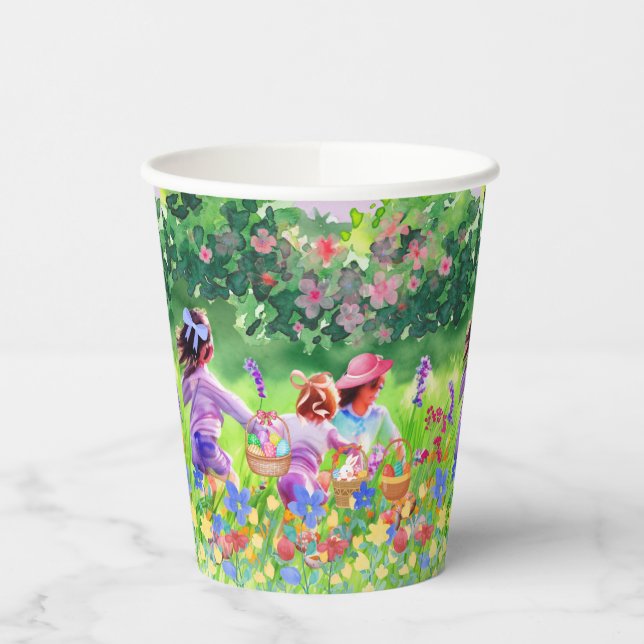 Vasos De Papel Caza de huevos de Pascua (Izquierda)