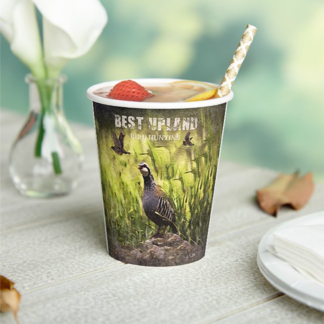 Vasos De Papel Caza de pájaros en las tierras altas (in situ)