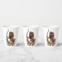 Caza del Antiguo Egipto con leopardos