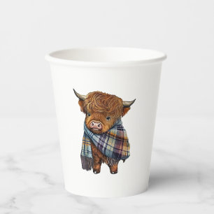 Vasos De Papel Cebada Cuidada De Vaca De La Región Auténtica Occi