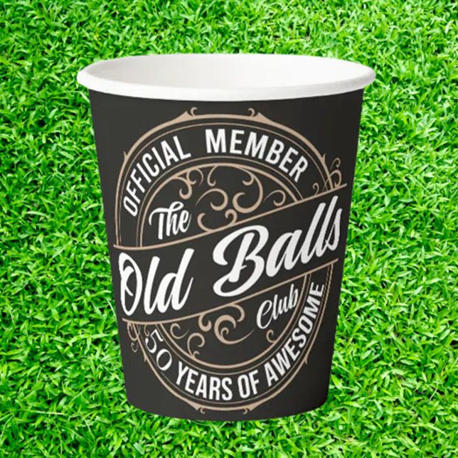 Vasos De Papel ¡Celebra el 50 cumpleaños de papá con estilo! ( Happy 50th – here’s to your best decade yet.)
