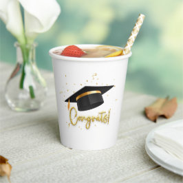 Vasos De Papel Celebración de graduación