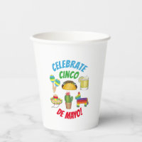 Celebración del Cinco de Mayo Fiesta Taco Piñata C