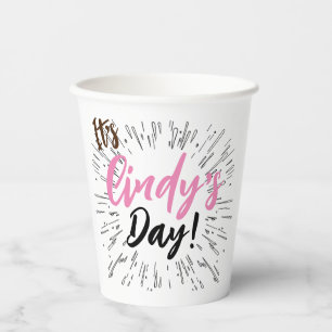Vasos De Papel Celebración personalizada