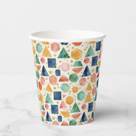 Vasos De Papel Celebración Prisma Terroso