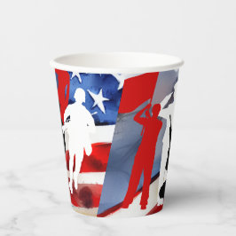Vasos De Papel Celebrando a los veteranos