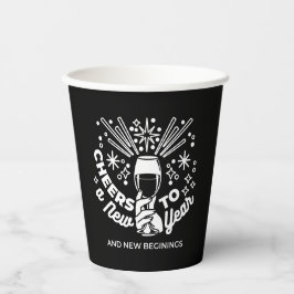 Vasos De Papel Celebrar el Ilustracion 2 de Vidrio de Nuevos Comi