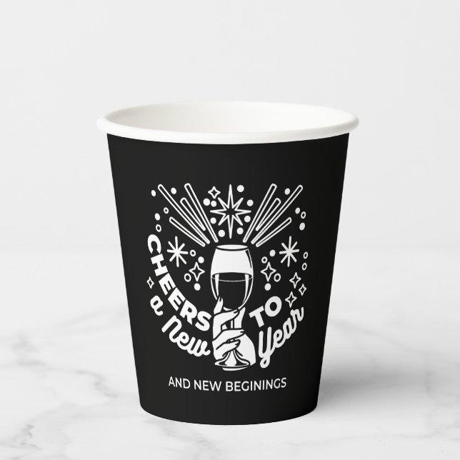 Vasos De Papel Celebrar el Ilustracion 2 de Vidrio de Nuevos Comi (Anverso)