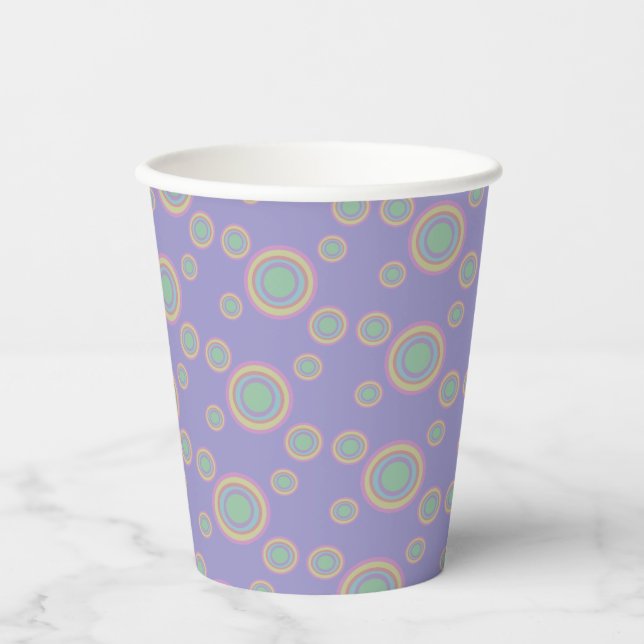 Vasos De Papel Celebrate circles (Anverso)