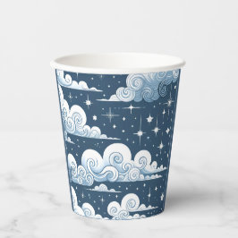 Vasos De Papel Celeste azul caprichoso