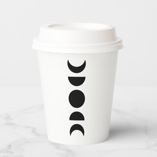 Vasos De Papel Celestial Moon Phases (Anverso)