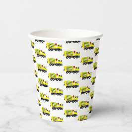 Vasos De Papel Cemento de concreto Camión Camión Camiones de cons