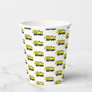 Vasos De Papel Cemento de concreto Camión Camión Camiones de cons