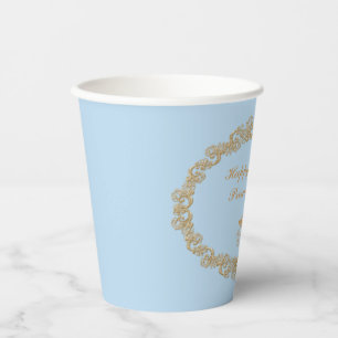 Vasos De Papel Cenicienta Fiesta personalizada