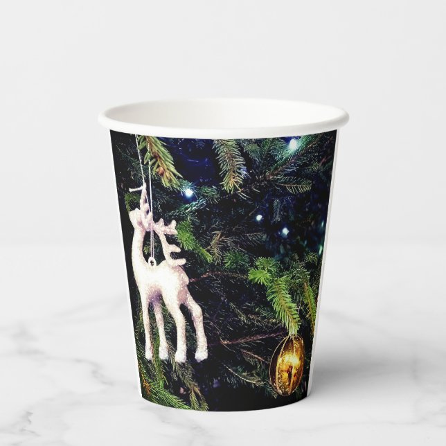 Vasos De Papel Cerveza de ciervo y oro (Reverso )