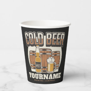 Vasos De Papel Cerveza Fría personalizada Fábrica de Barril de Ro