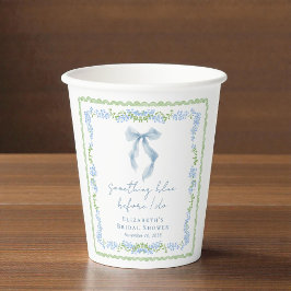 Vasos De Papel Champán Nupcial Arco Iris Azul Caprichoso
