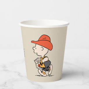 Vasos De Papel Charlie Brown vaquero Halloween