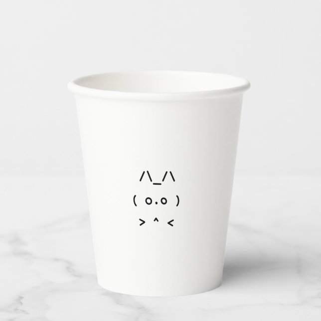 Vasos De Papel Chat GPT Paper Cup (Anverso)